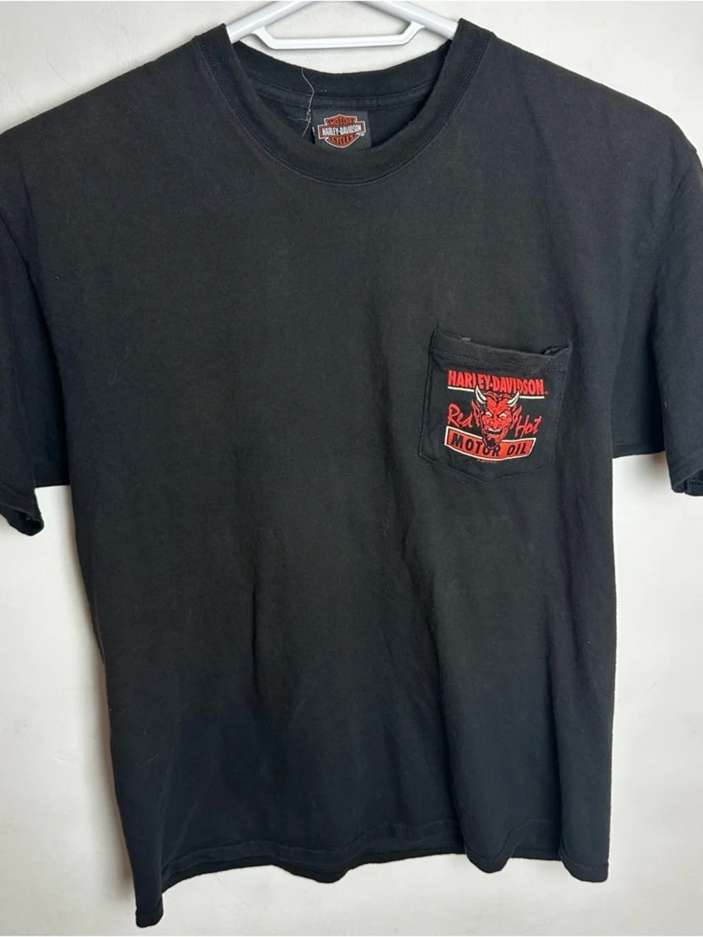 Vintage Harley Davidson Shirt Pike’s Peak Men's Size Large 100% Cotton Pocket
